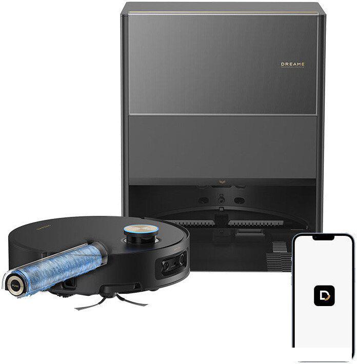 Роботы-пылесосы Dreame Robot Vacuum Aqua10 Ultra Roller Complete Black RLH71DE-1 (евровилка, черный)