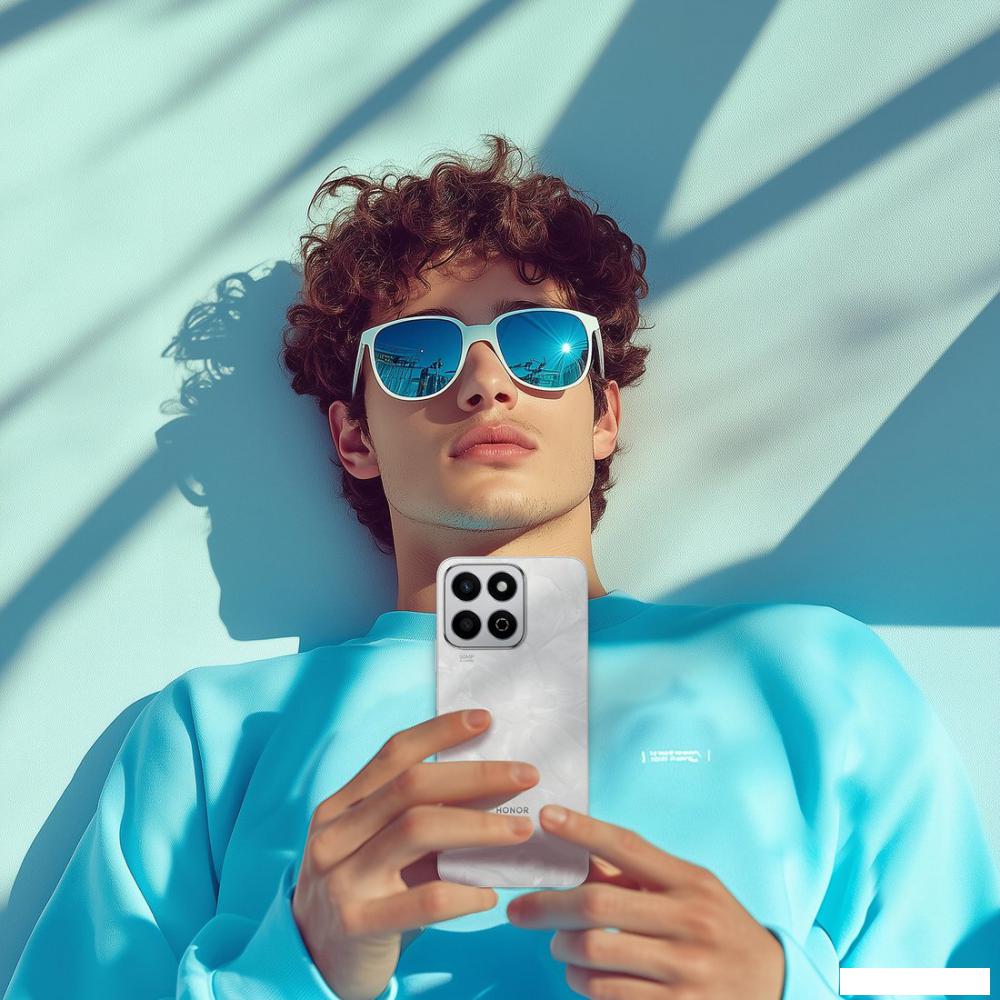 Смартфон HONOR X7c 8GB/256GB (лунный белый)