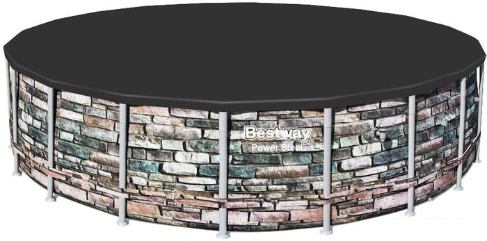 Бассейны Bestway Power Steel Камень 56883 (610x132)