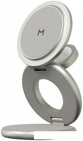 Беспроводное зарядное Magssory Signature Disc Pro для Apple 3 в 1 WCH073 (титановый)