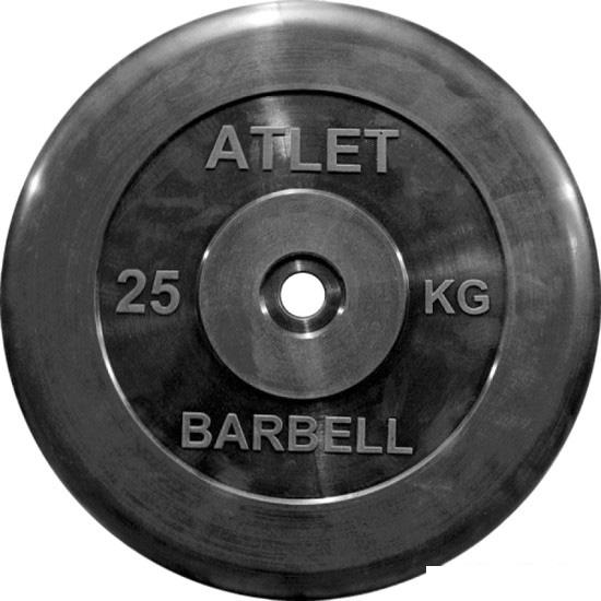 Диск MB Barbell Атлет 26 мм (1x25 кг)