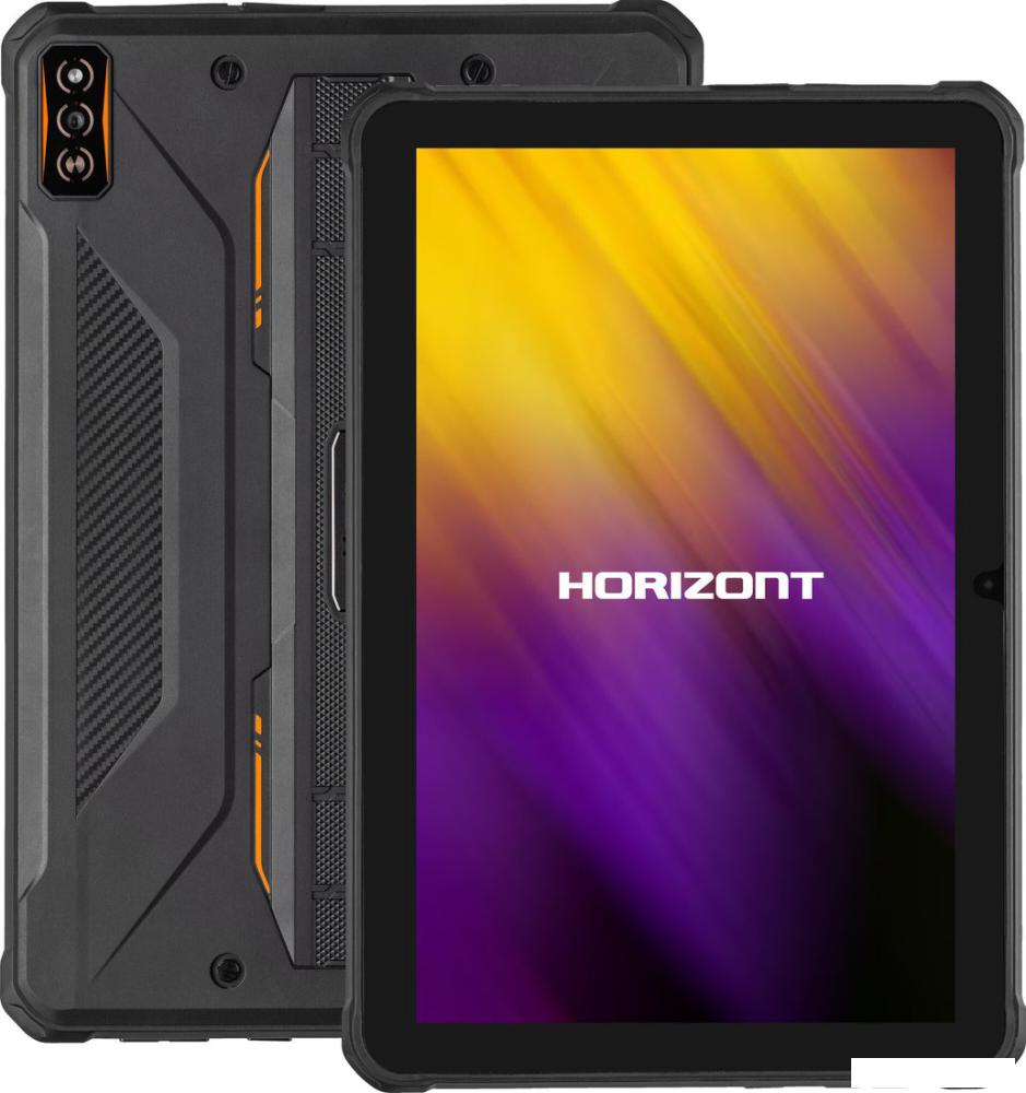 Планшеты Horizont H-Tab 1 Shield 6GB/256GB LTE (черный/оранжевый)