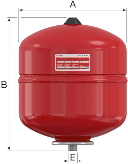 Расширительный бак Flamco Flexcon R 25