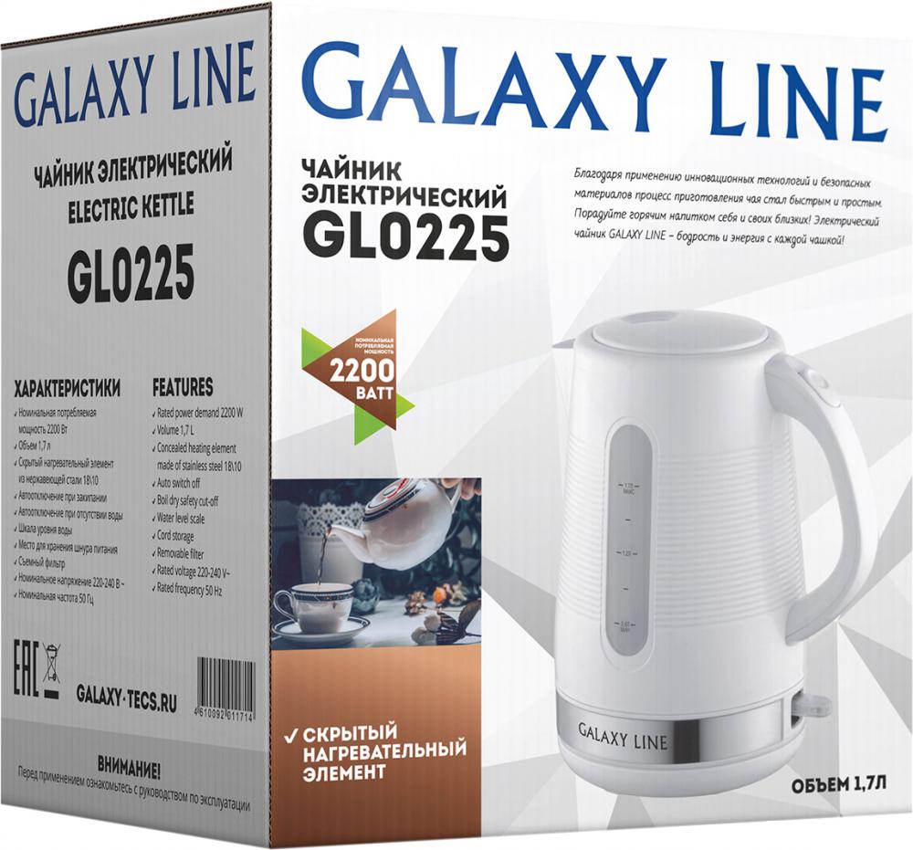 Электрический чайник Galaxy Line GL0225 (белый)