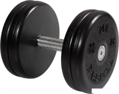 Гантель MB Barbell Классик 22 кг (вращающаяся ручка)