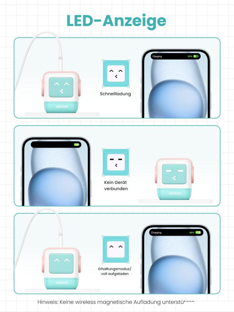 Сетевое зарядное Ugreen Nexode RG 65W CD361 (голубой/розовый)