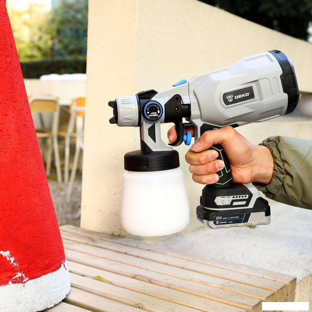 Краскораспылитель Deko SG20DK Max 083-1135 (с 1-им АКБ)