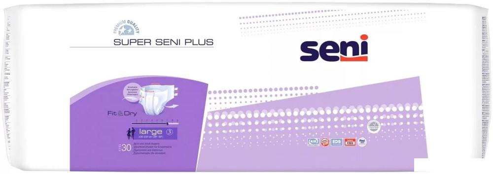 Подгузники для взрослых Seni Super Plus L (30 шт)