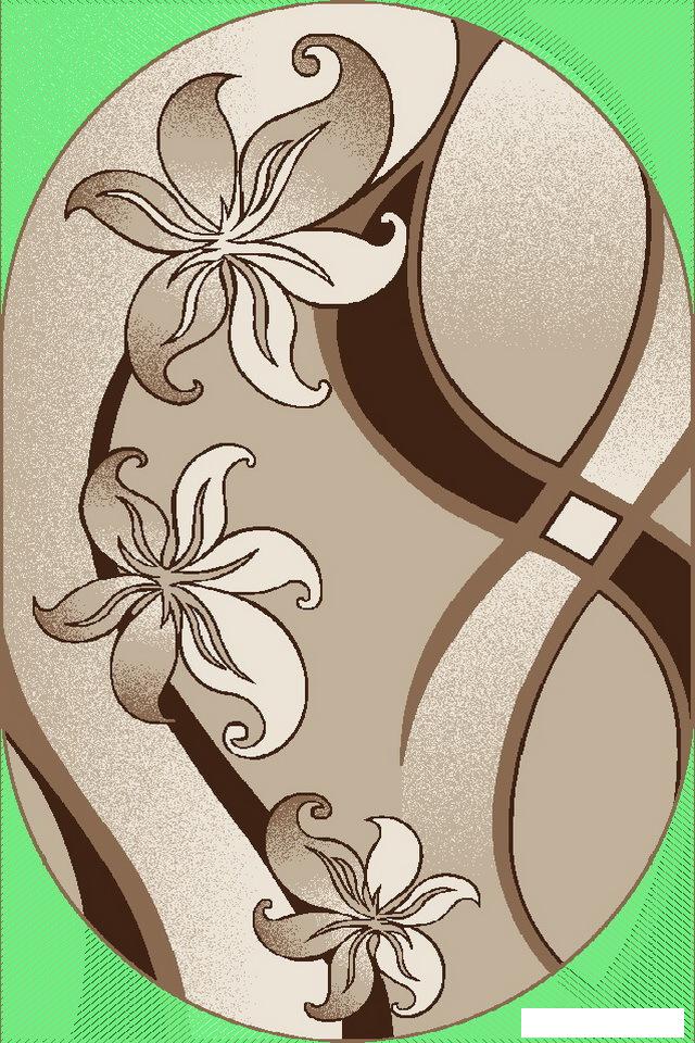 Ковер для жилой комнаты Витебские ковры f1673z7xo 300x400 (бежевый/коричневый/рисунок)