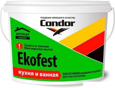 Краски и эмали Condor Ekofest база A 15 кг (белый)