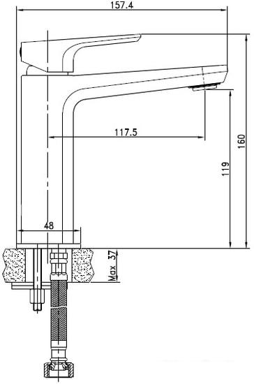 Смесители Cersanit Nature 63063