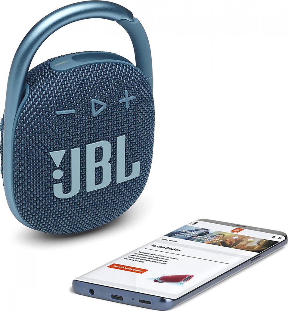Беспроводная колонка JBL Clip 4 (синий)
