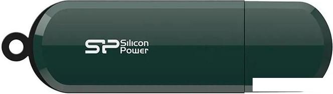 USB Flash Silicon-Power LuxMini 320 64GB (темно-зеленый)