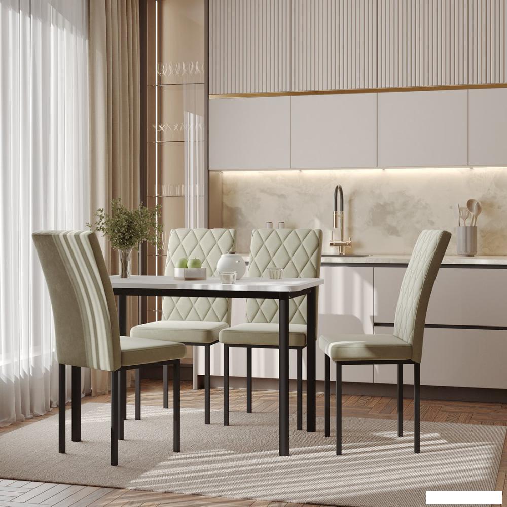 Стул Mio Tesoro Bellagio (черный/бежевый)