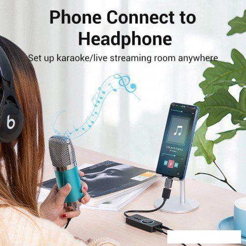 USB аудиоадаптер Vention CDRBB