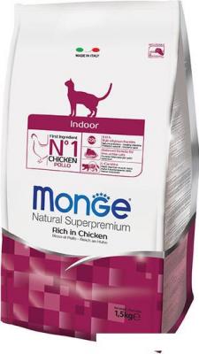 Корма для кошек Monge Indoor Rich in Chicken 10 кг