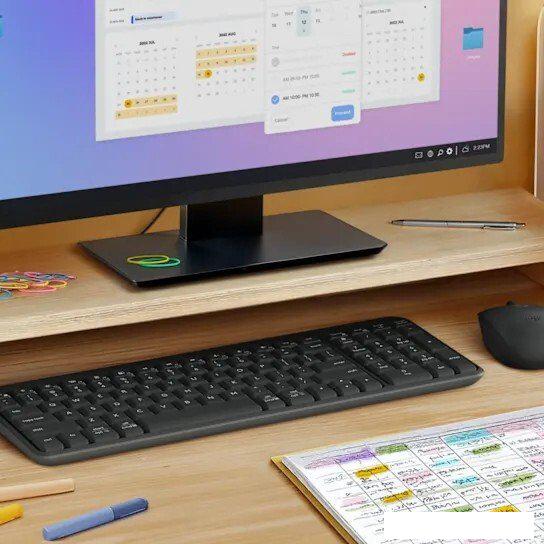 Клавиатура Logitech K251 Compact Bluetooth Wireless Keyboard 920-013363 (графитовый, с гравировкой)
