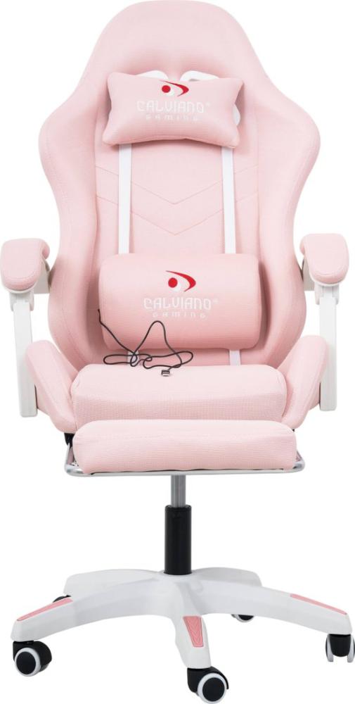 Офисные кресла и стулья Calviano 1584 (ткань, розовый)