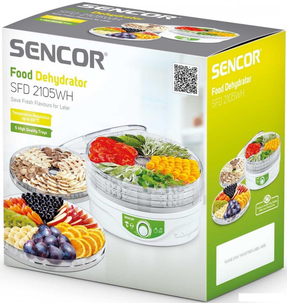 Сушилка для овощей и фруктов Sencor SFD 2105WH