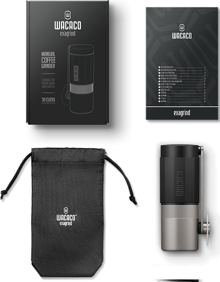 Кофемолки, ростеры для кофе WACACO Exagrind