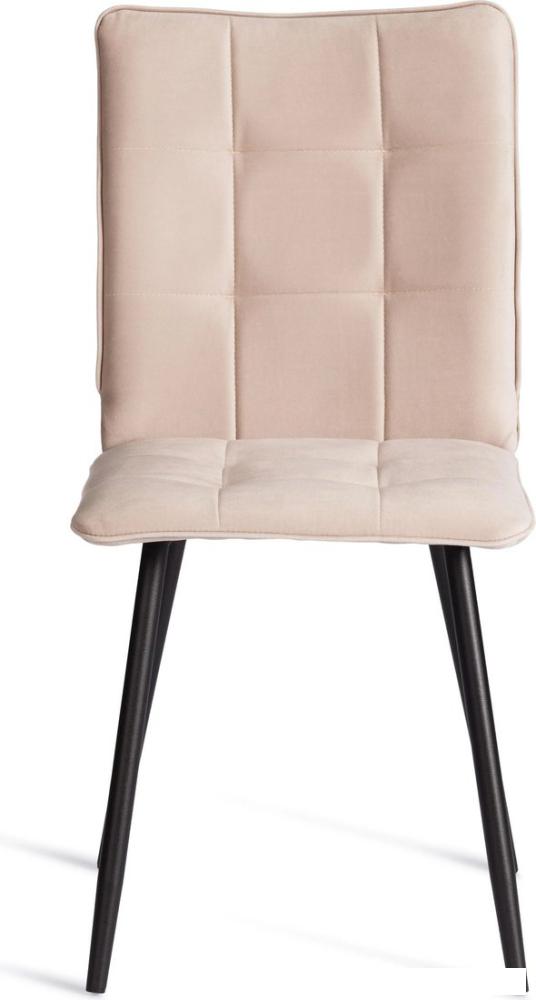 Стул TetChair Bari LT флок (бежевый/черный)