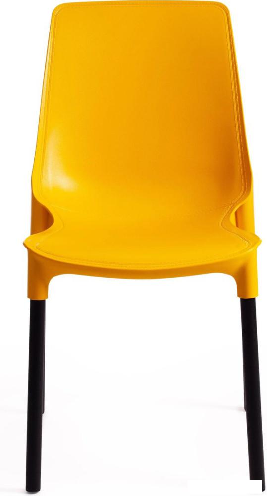 Стул TetChair Genius металл/пластик (2шт, желтый/черные ножки)