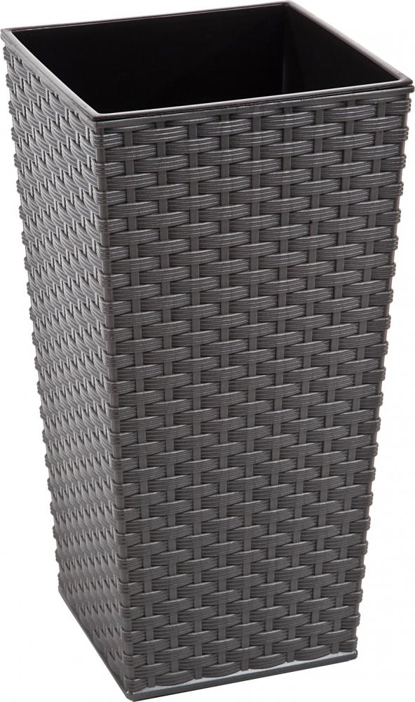 Кашпо Lamela Finezja Rattan LA574-50 (графит)