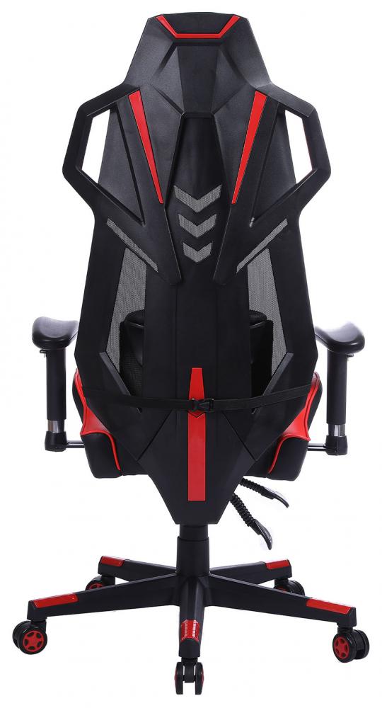 Игровое (геймерское) кресло CACTUS CS-CHR-090BLR (черный/красный)