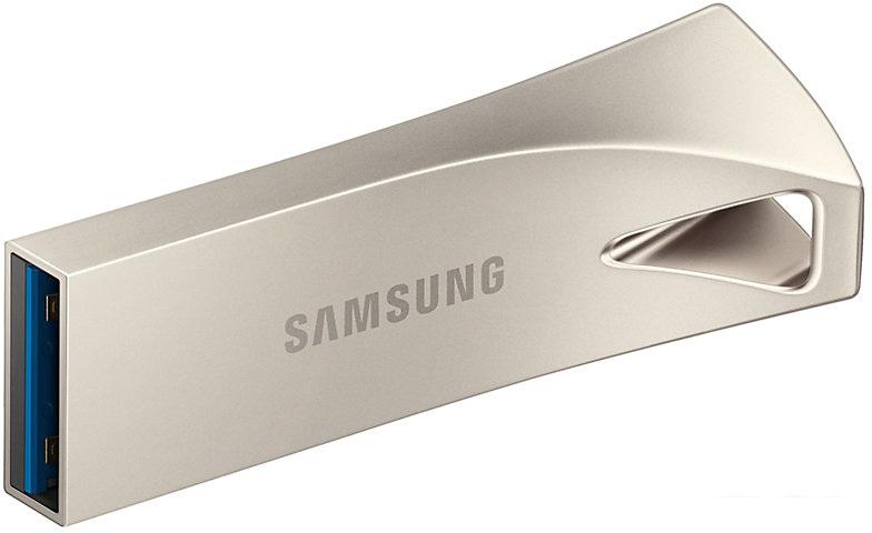 USB Flash Samsung BAR Plus 128GB (серебристый)
