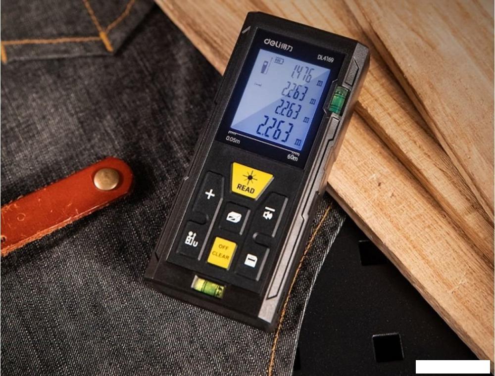 Лазерный дальномер Deli DL4169