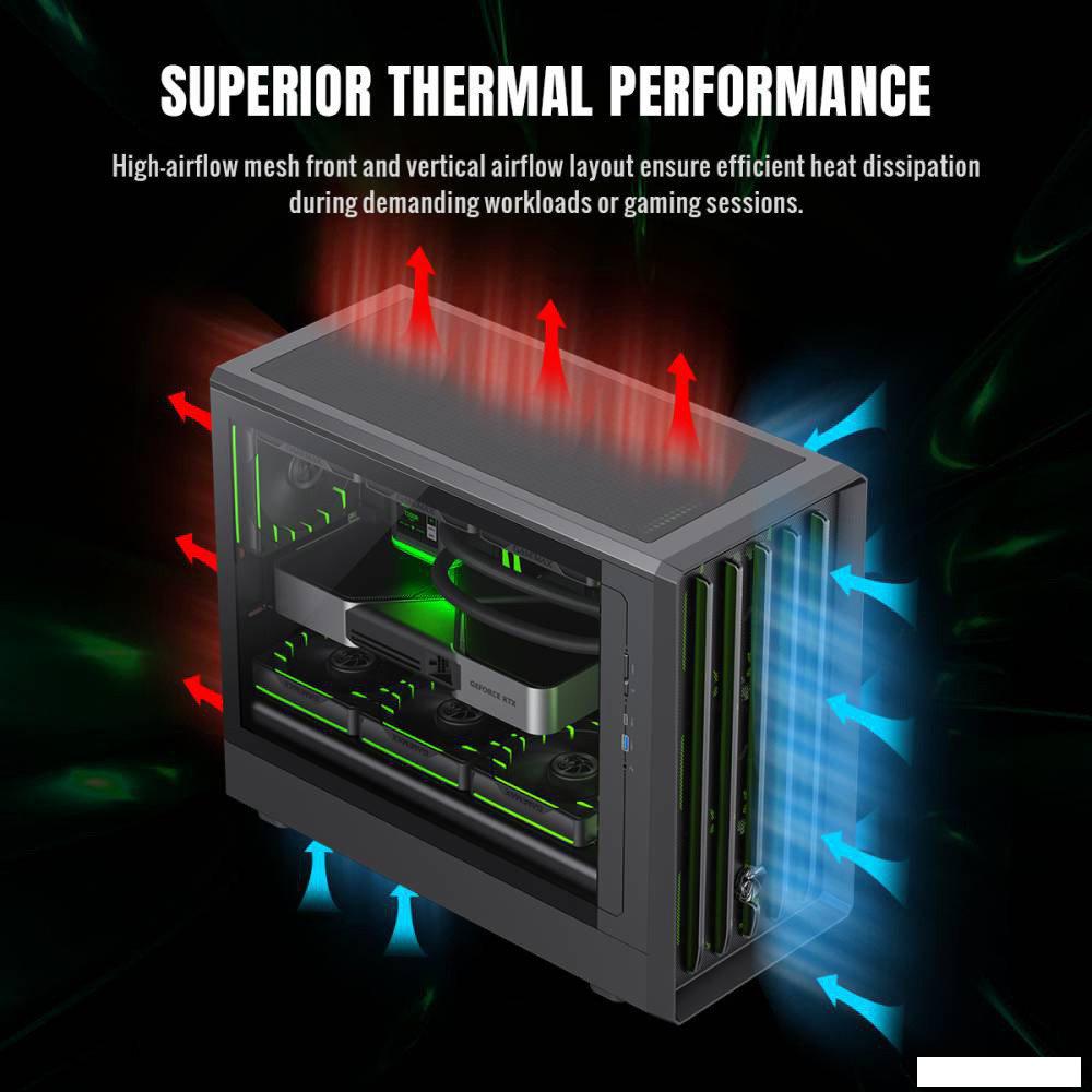 Корпус GameMax Legend CLAW 360 (черный)