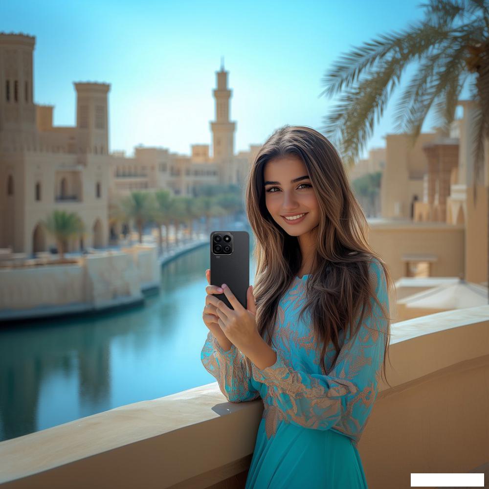 Смартфон HONOR X7c 8GB/256GB (полуночный черный)