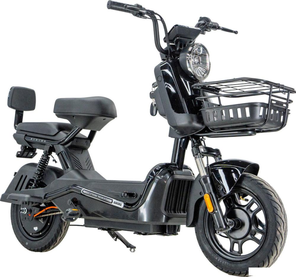 Электроскутер ZeuS Aurora (черный)