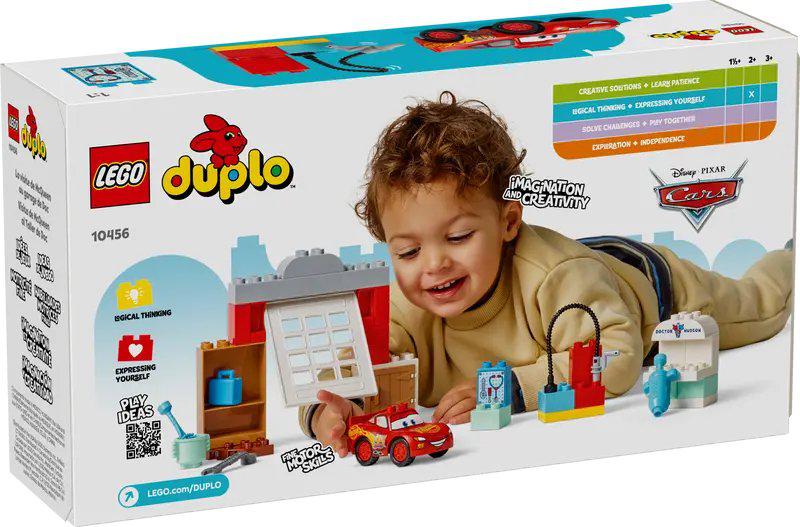 Конструктор LEGO Duplo Визит МакКвина в гараж Дока 10456