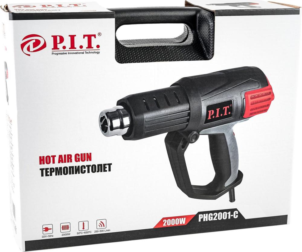 Промышленный фен P.I.T. PHG2001-C (кейс)