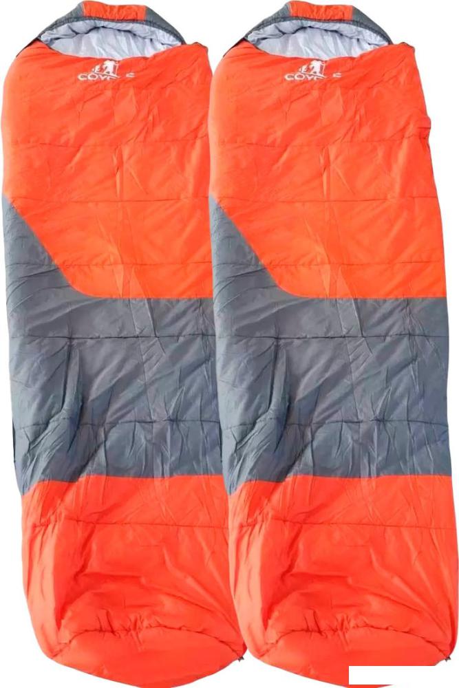 Спальный мешок Coyote Capitan ZC-SB102 (2 шт, оранжевый/серый)