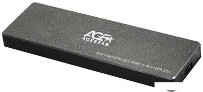 Бокс для накопителей M.2 AgeStar 31UBVS6C (черный) Бокс для накопителей M.2 AgeStar 31UBVS6C (черный)