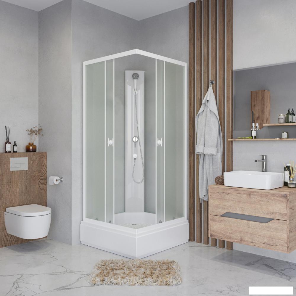 Душевая кабина Niagara Promo P90/26Q/MT/BK 90x90x195