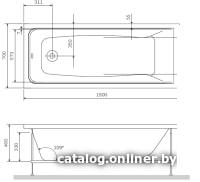 Ножки, каркасы, опоры для ванн AM.PM Gem W90A-150-070W-R