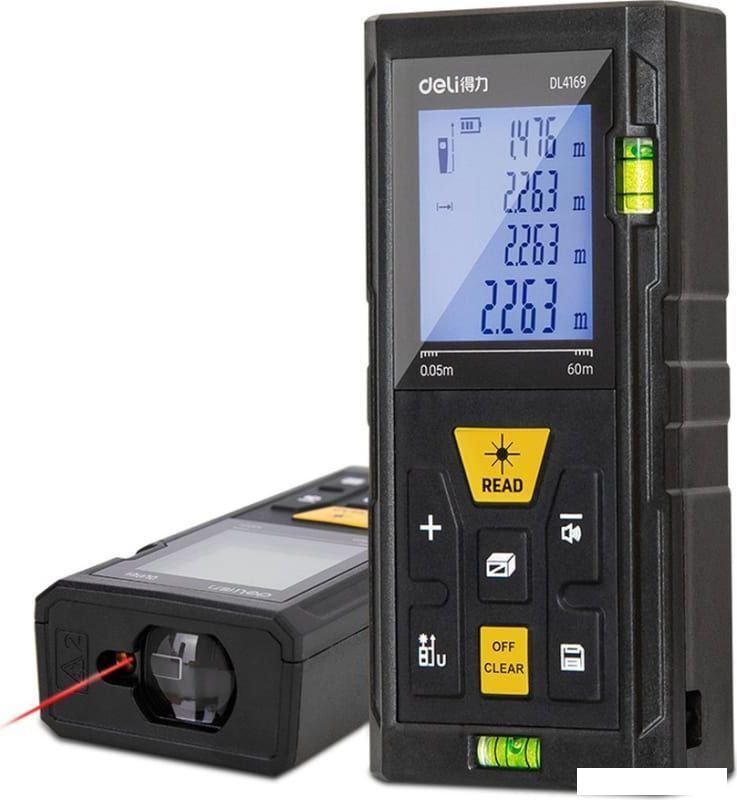 Лазерный дальномер Deli DL4169