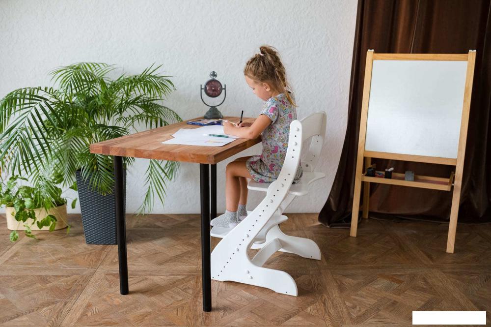 Детские парты, столы, стулья Друг Кузя Растущий (белый)