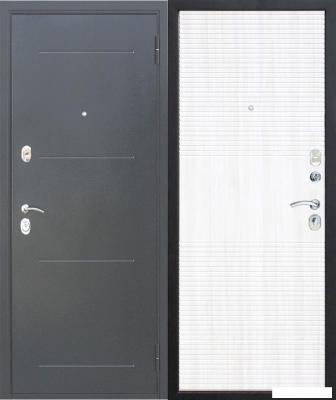 Металлическая дверь Garda Гарда муар 10 мм (белый ясень)