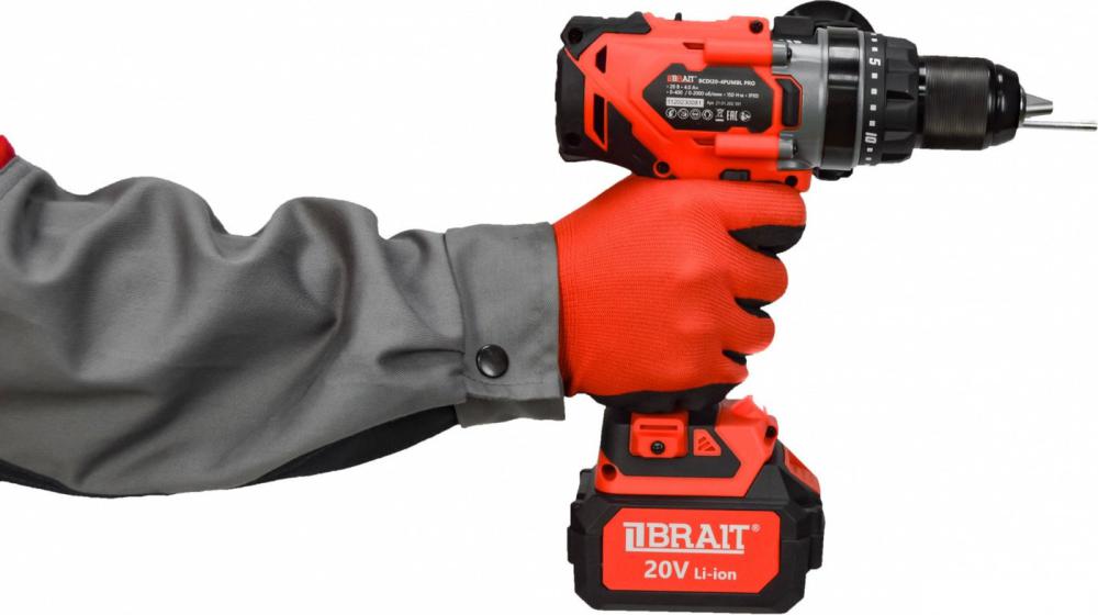 Шуруповерты, гайковерты, электроотвертки Brait BCDI20-4PUMBL PRO (с 1-м АКБ, кейс)