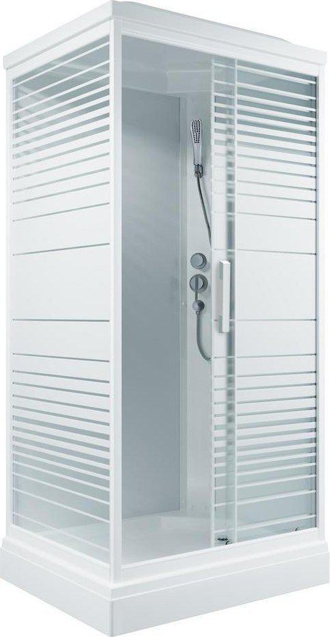 Душевые кабины Triton Квадро 100x80 А Полосы, ДН4