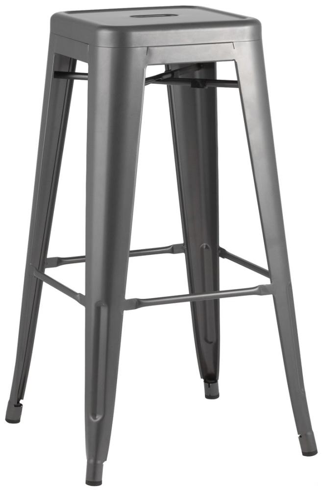 Стулья для кухни и бара Stool Group Tolix (серебристый матовый) без спинки