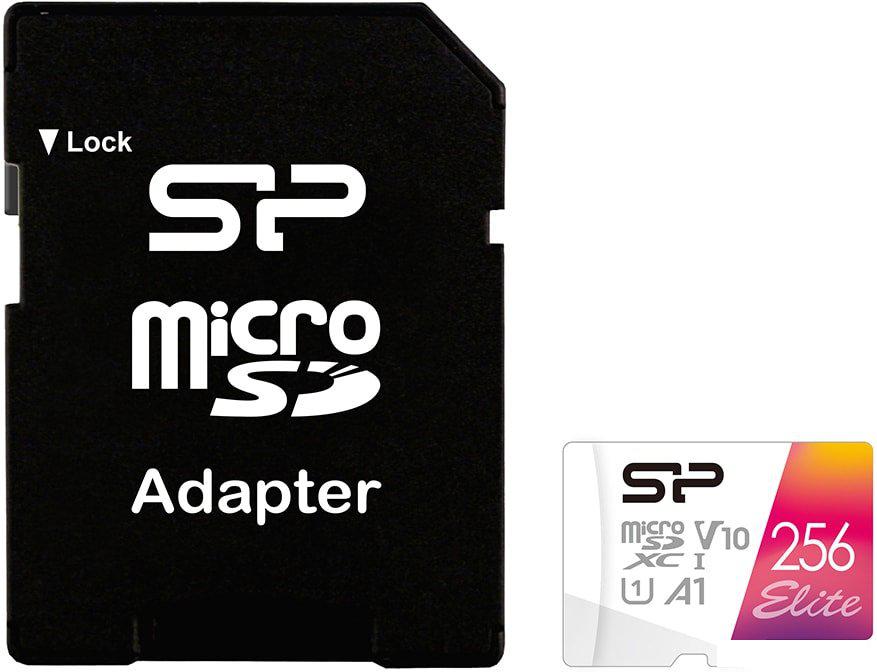 Карта памяти Silicon-Power Elite A1 microSDXC SP256GBSTXBV1V20SP 256GB Карта памяти Silicon-Power Elite A1 microSDXC SP256GBSTXBV1V20SP 256GB
