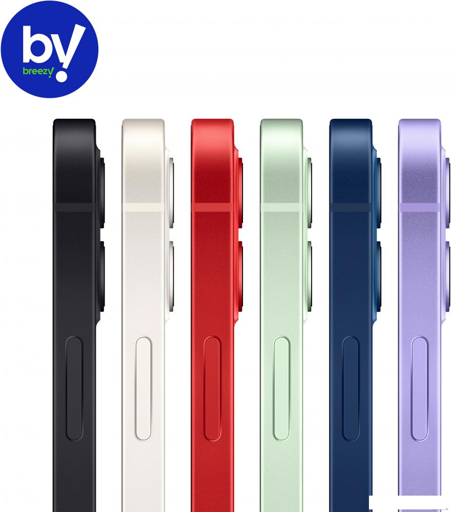 Телефон Apple iPhone 12 128GB Восстановленный by Breezy, грейд B (черный)