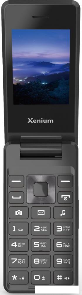 Кнопочный телефон Xenium X600 (темно-серый)
