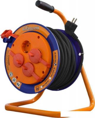 Удлинитель на катушке Glanzen EB-30-011