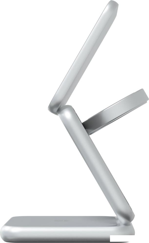 Беспроводное зарядное Magssory Fold Pro 3 в 1 WCH063 (серебристый)